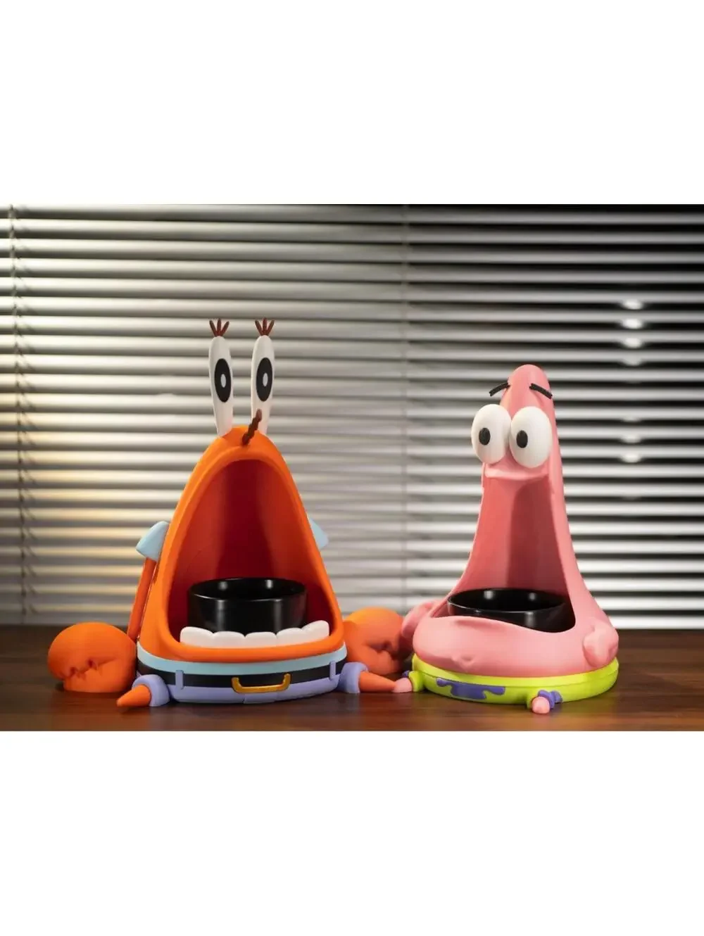Patrick Star Pet Bowl Holder – Funny SpongeBob Tissue/Feeding Organizer, Fits 11